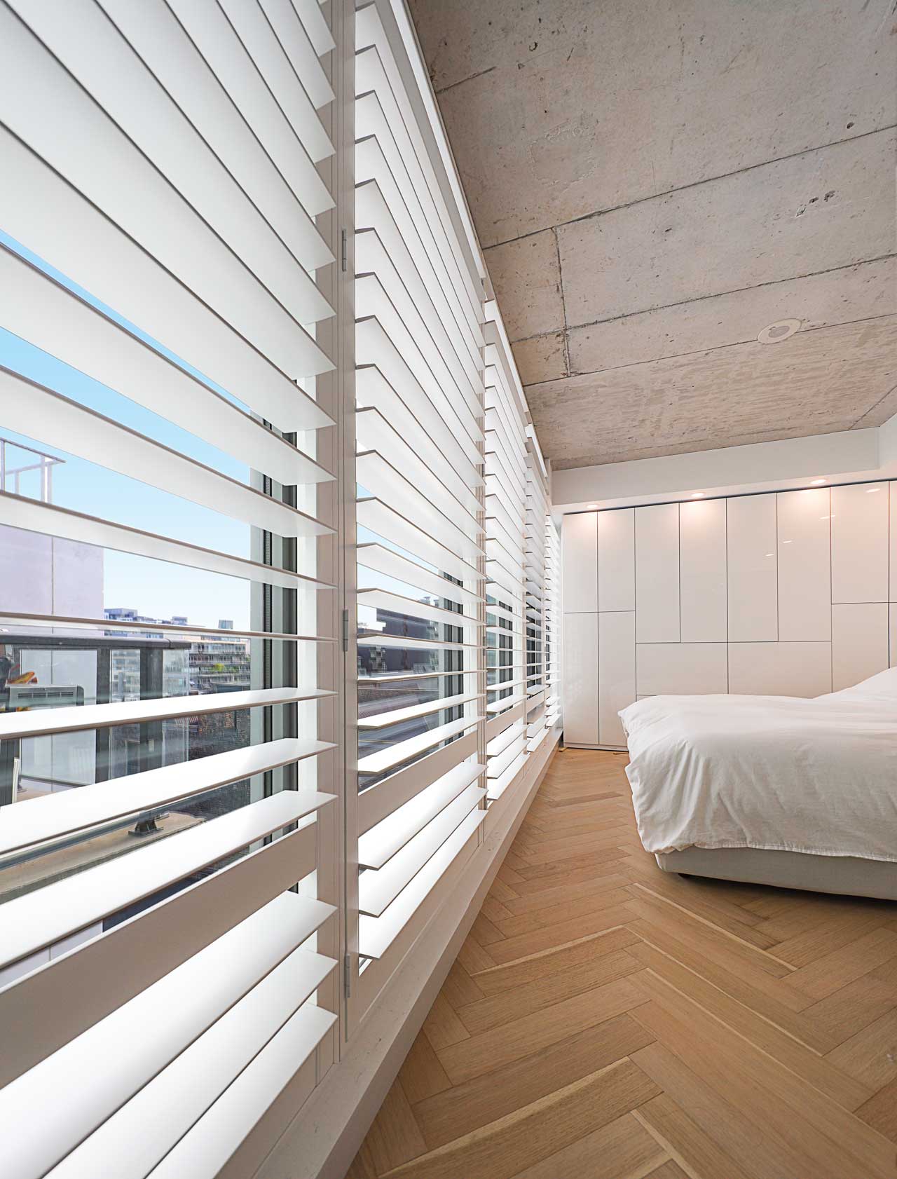 Bedroom Oceanview shutters