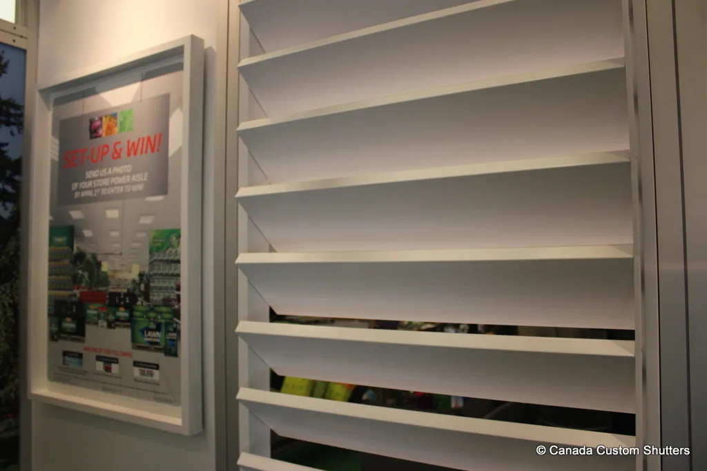 Commercial Wood Shutters and Installation