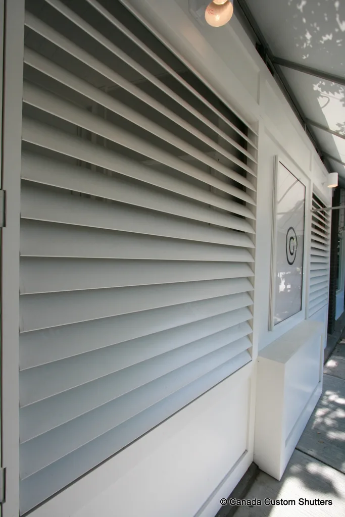 Commercial Wood Shutters and Installation