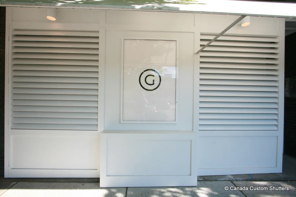 Commercial Wood Shutters and Installation