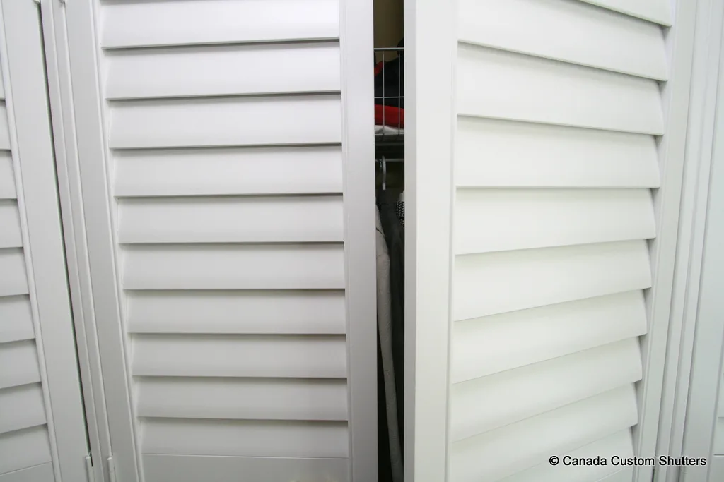 Louvered closet doors