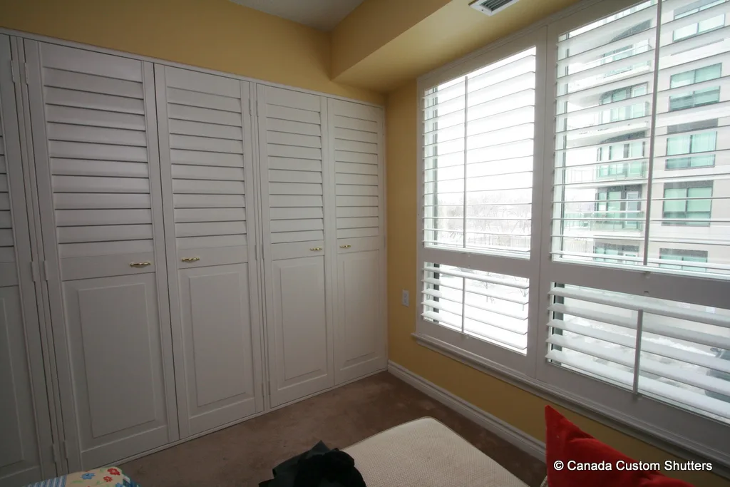 Louvered closet doors