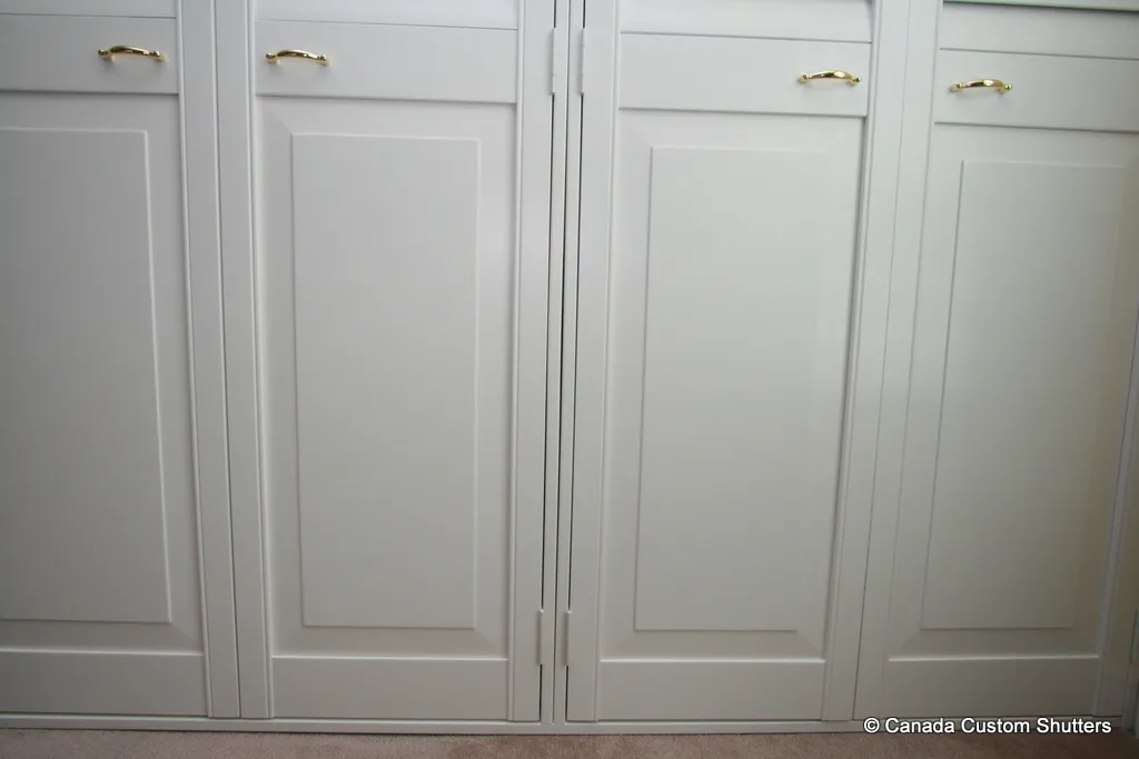 Louvered panel doors