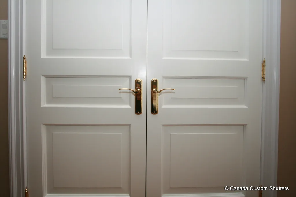 Louvered closet doors