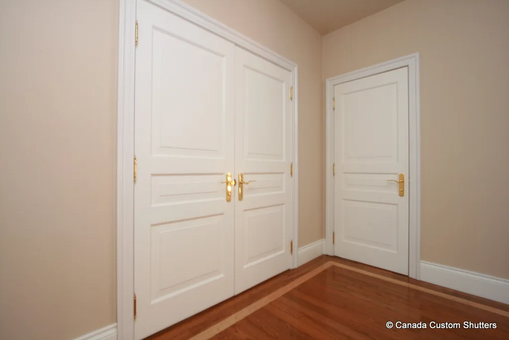 Louvered closet doors