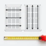 How to measure combination panel shutters