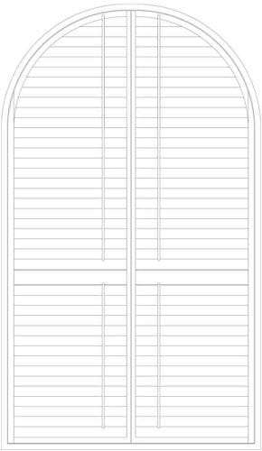 Arch Top Shutters Profile