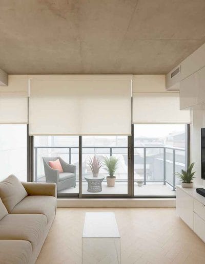 Blinds by Canada Custom Shutters in a condo - Apr 10 2025