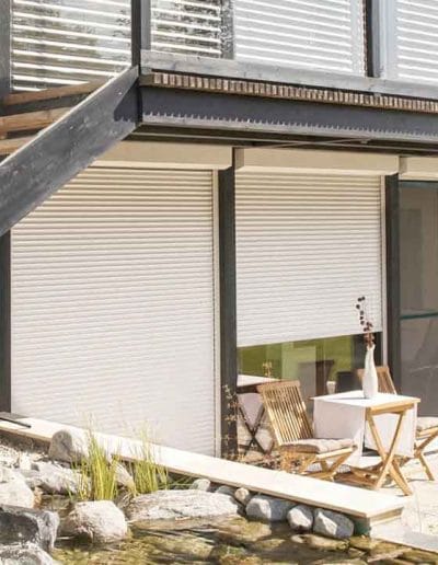 First Floor Metal Shutters - Security Roll Shutters by Canada Custom Shutters