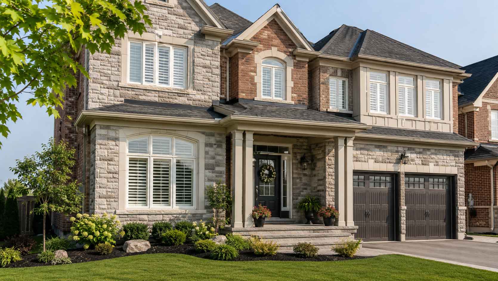 Custom shutters installed in a Milton home
