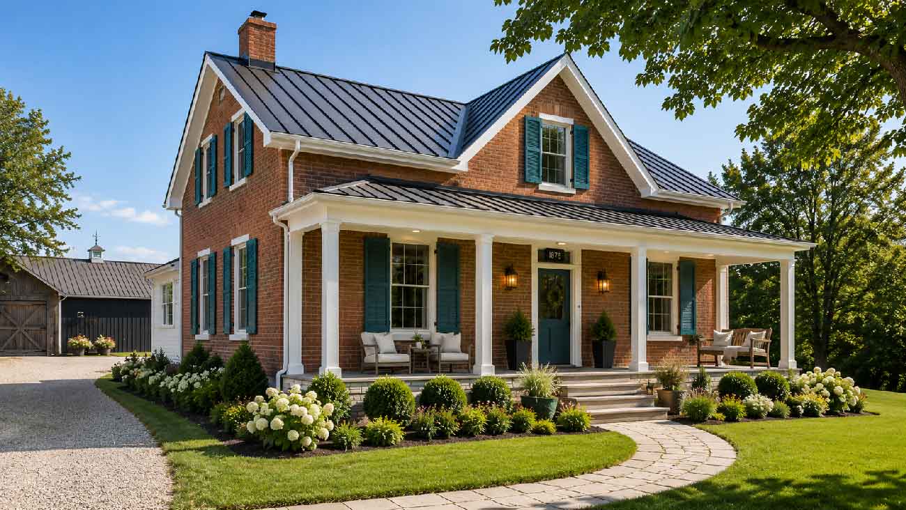 Interior shutters designed for a Stouffville home